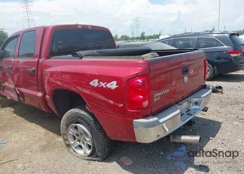 2006 Dodge Dakota Slt from USA, damaged, VIN 1D7HW48K26S664978